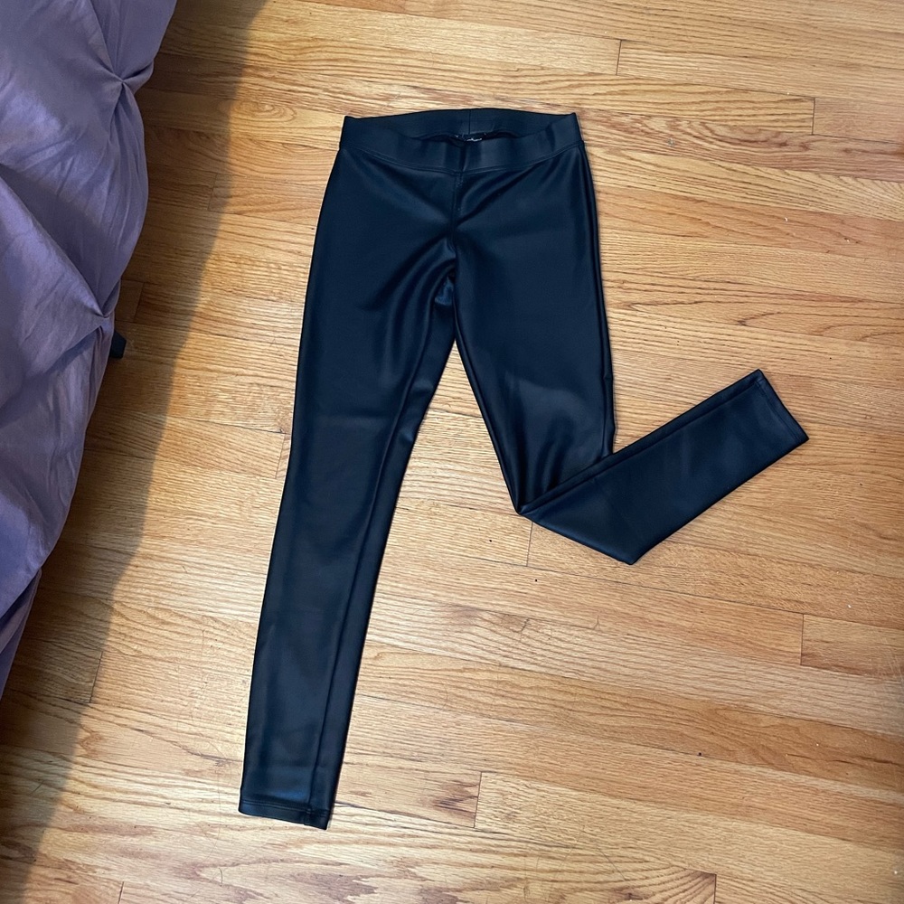 Leather leggings